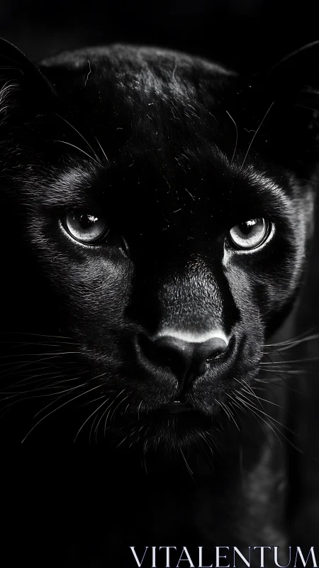 Black Panther High-Key Chiaroscuro Portrait Study