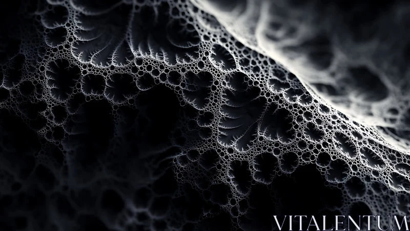 Midnight fractal reefs drifting through quiet cosmic foam.