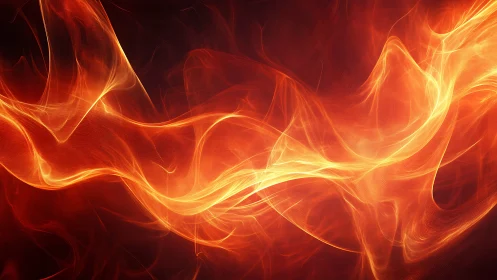 Glowing Flames Dance in Vibrant Light.
