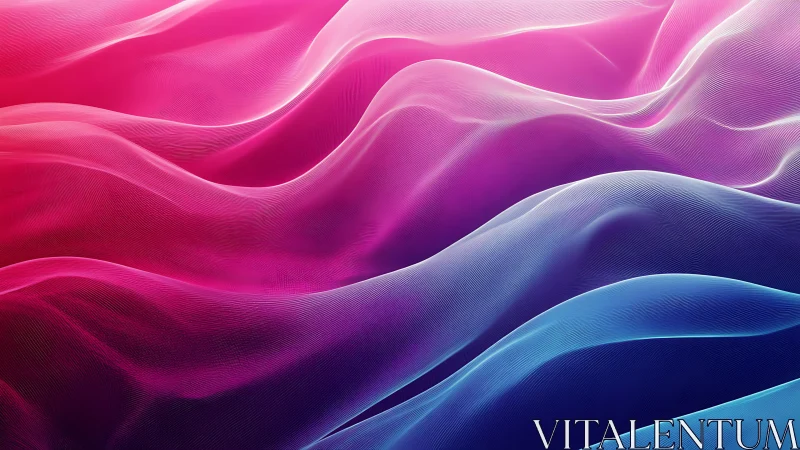 Radiant waves of color flowing in soft digital harmony.