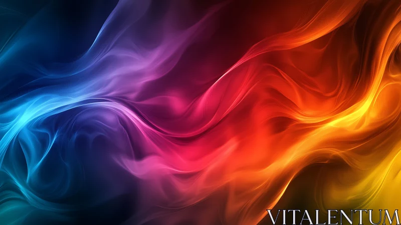 Chromatic Fluid Dynamics: Luminescent Wave Gradient Rendering