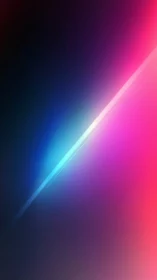 Diagonal chromatic beam across gradient spectral field.