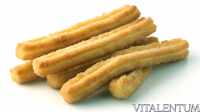 Freshly Fried Churro Sticks with Golden Caramelized Coating