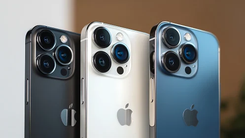 iPhone 14 Pro Tri-Camera System Comparative Analysis Across Space Gray Silver Blue