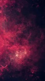 Textured red and dark grunge surface fills the vertical frame