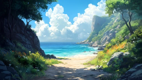 Secret Cove Whispers: Where Emerald Cliffs Guard Paradise