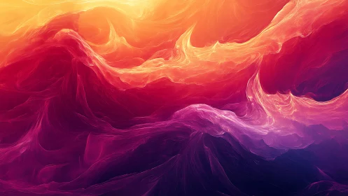 Solar tides of color swirling across a molten dream horizon.