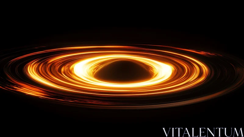 Relativistic black hole accretion disk with incandescent plasma ring