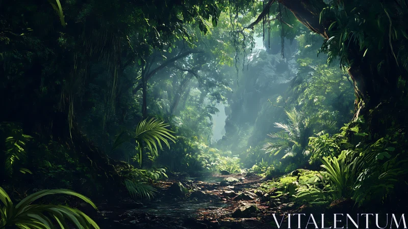 Primordial Rainforest Canopy: Subtropic Photosynthetic Corridor Architectural Analysis.