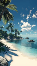 Paradise Found: Tropical Beach Dream.