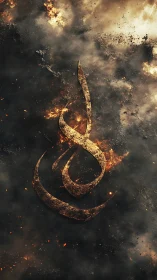 Inferno's Chalice: Phoenix Symbol Ablaze