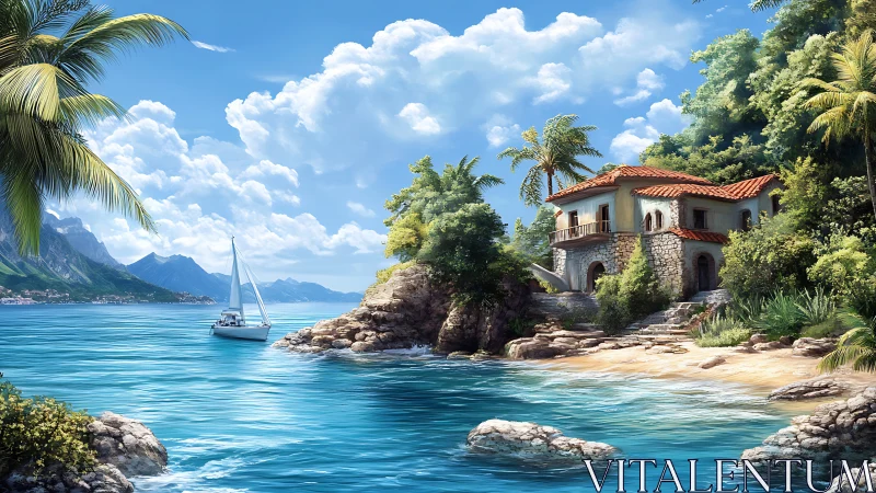 Coastal Villa Dreams by the Mediterranean.