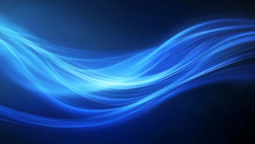 Coherent blue light wavefronts in layered digital fluidity.