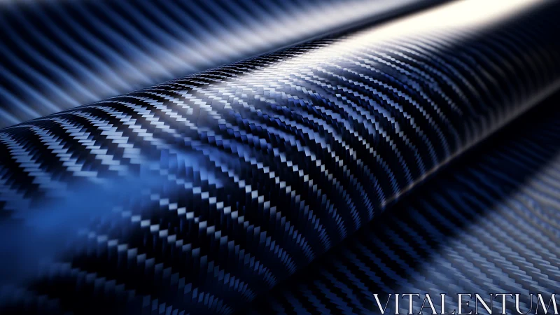 Rolled carbon fiber sheet with reflective weave surface.