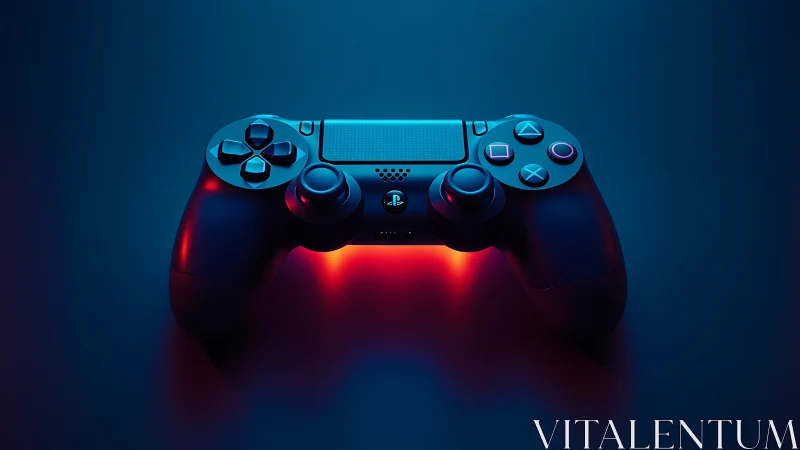 PlayStation 4 DualShock Controller with Chromatic Lighting and Volumetric Rendering