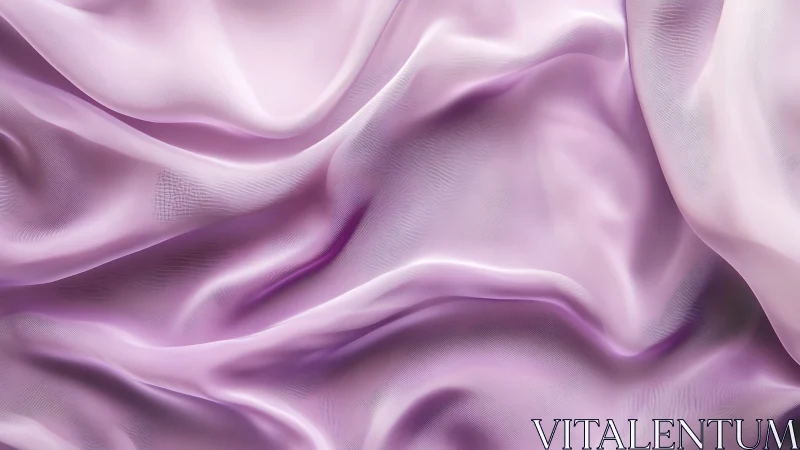 Soft lilac silk folds create luminous flowing texture.