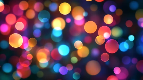 Chromatic bokeh diffusion in high-saturation optical field.