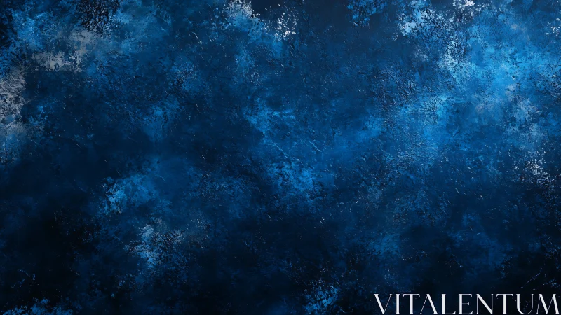 Midnight nebula drifts across a textured cobalt twilight