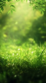 Bokeh-Layered Vegetation Study with Depth Field Gradient.