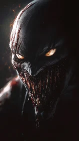 Digital rendering shows close-up of monstrous humanoid head