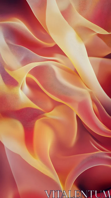 Layered translucent folds form overlapping gradient surfaces