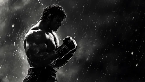 Tempest-Forged Champion Strikes Through Torrential Darkness