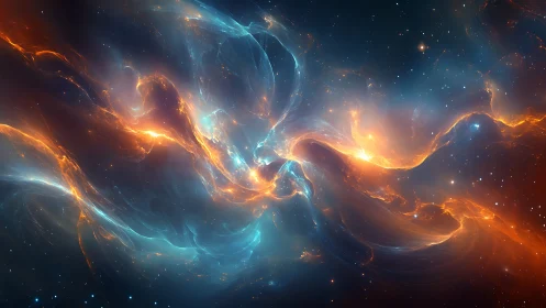 Bipolar nebula filaments swirl in high-contrast spectral light