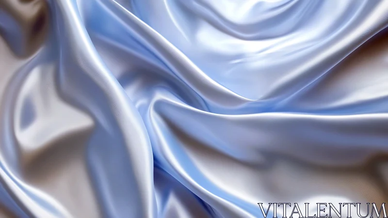 Folded satin surface shows high specular highlights and soft gradients