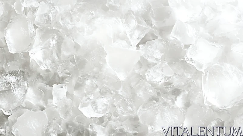 Close-up view of irregular crushed ice cubes background.