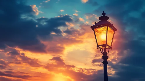 Lantern of the waking sky ignites a cloud-swept sunrise.