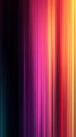 Radiant vertical color beams in a cozy sunset glow.