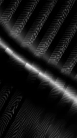 Monochrome interference bands form diagonal abstract wave lattice
