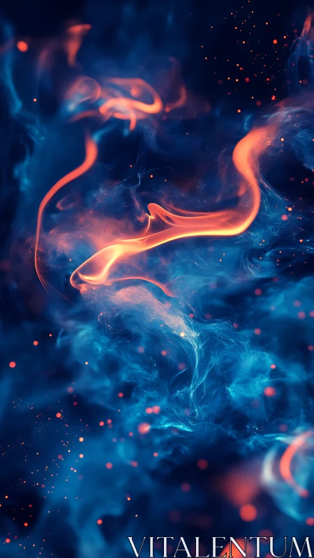 Neon Serpents Dance Through Liquid Cosmos.