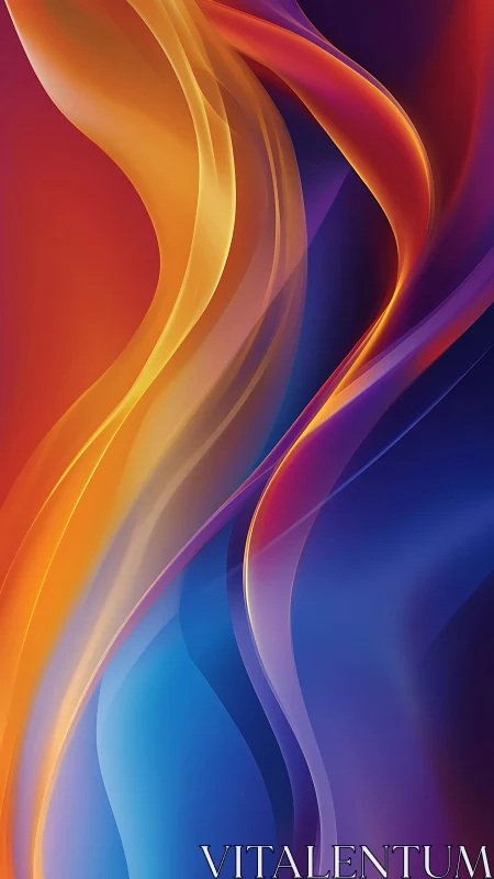 Luminous color waves flow across a vibrant abstract field.