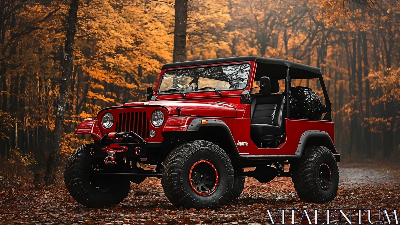 Crimson trail crawler idling bold among autumn embers.