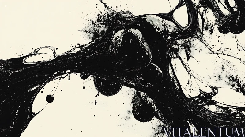 Inkstorm nebula surging across pale cosmic silence.