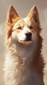 Sunlit shepherd muse gazing toward softly glowing horizons.