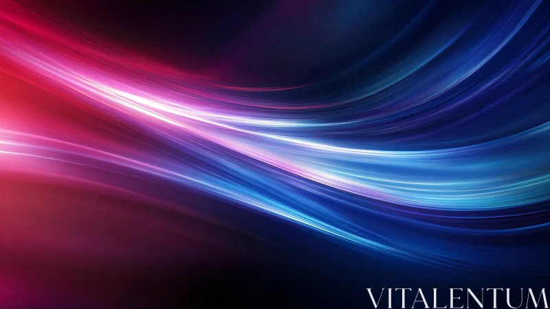 Digital painting lightstream arcs with neon chromatic gradients.