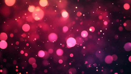 Pink and Purple Bokeh Light Abstract Background Digital Art.