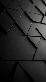 Midnight geometric tiles sculpting a sleek digital hush.