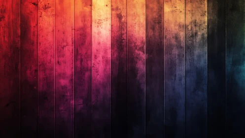 Sunset streaks on weathered wood, quietly glowing through dusk.