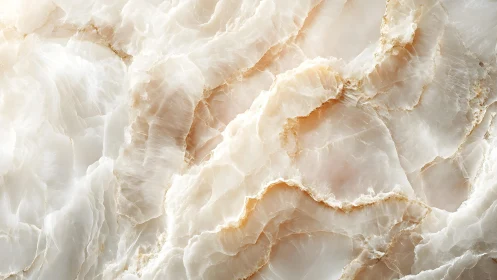 Elegant Cream Onyx Marble Texture with Soft Natural Veining.