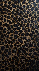 Golden night spots in a cozy, animal-inspired pattern.