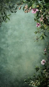 Whispering garden border frames a dreamy mossy backdrop.