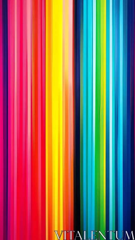 Vertical chromatic bands in high-saturation abstract composition.