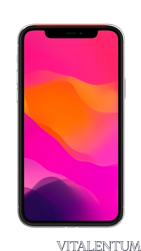 Liquid Dreams Cascade: Neon Wavelengths Meet Device Screen.