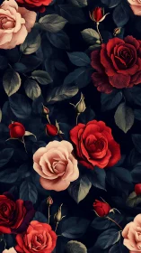 Romantic Garden Blooms in Jewel Tones