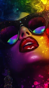 Radiant neon beauty leans into color, light, and bold style