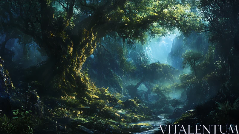 Luminous Cave: Where Sunlight Meets Hidden Wilderness.