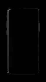 Minimalist Mobile Device Mockup With Curved Bezel.